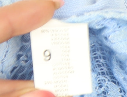 Finery Women's Blue Pullover Jumper L