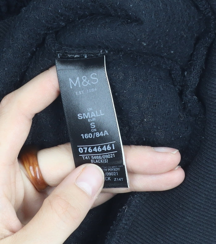 Marks & Spencer Women's Black Pullover Sweatshirt S