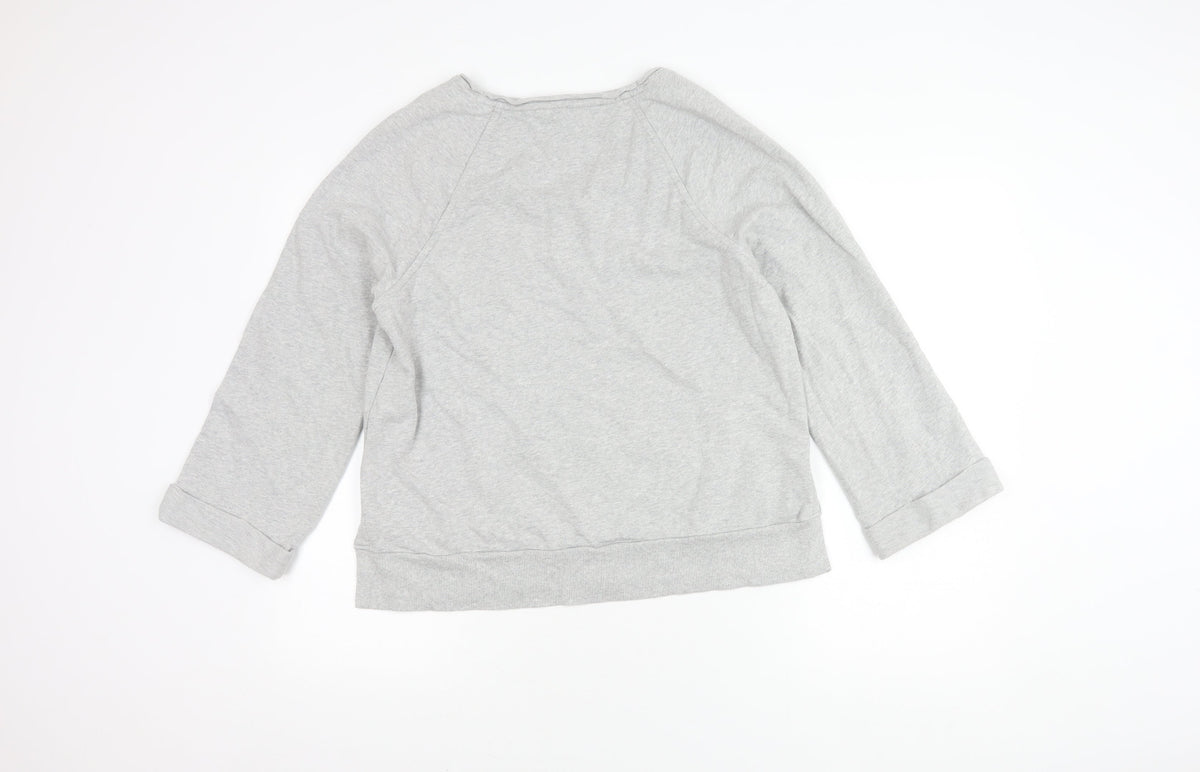 Marks & Spencer Women's Grey Pullover Jumper - S