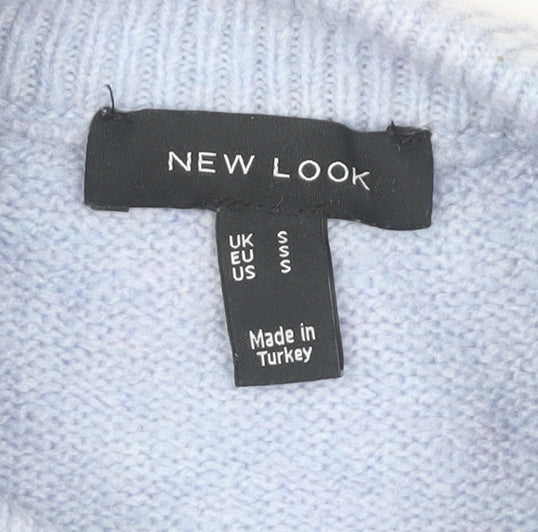 New Look Women’s Blue Pullover Jumper Size S
