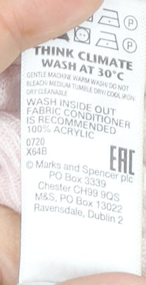 Marks & Spencer Women's Pink Jumper Size 12