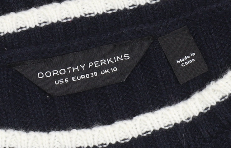 Dorothy Perkins Women's Black Pullover Jumper Size 10