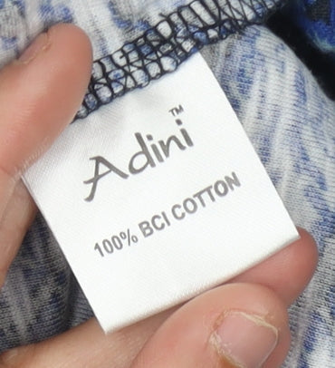Adini Women's Blue Dress L Cotton