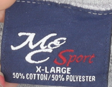 M&Co Sport Men's Grey XL Pullover Sweatshirt