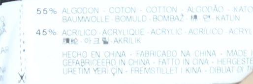 Brand and care label for Zara MAN Black Cotton jumper - M