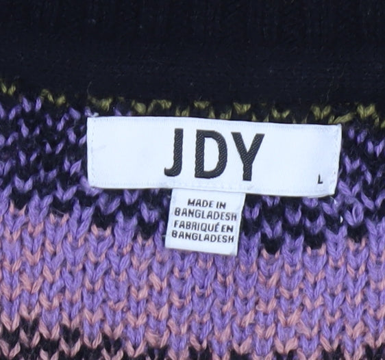 JDY Women's Multicoloured Pullover Jumper L