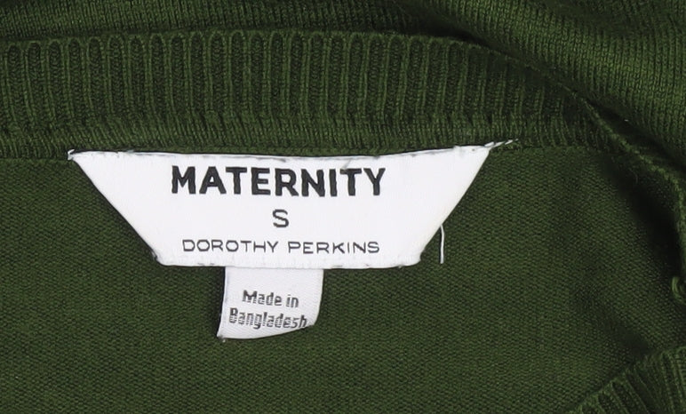Dorothy Perkins Green Maternity Pullover Jumper S