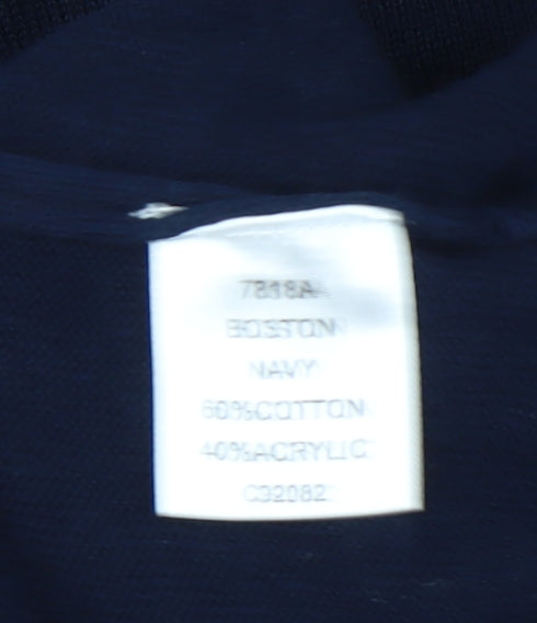 Brook Taverner Men's Blue V-Neck Pullover Jumper L