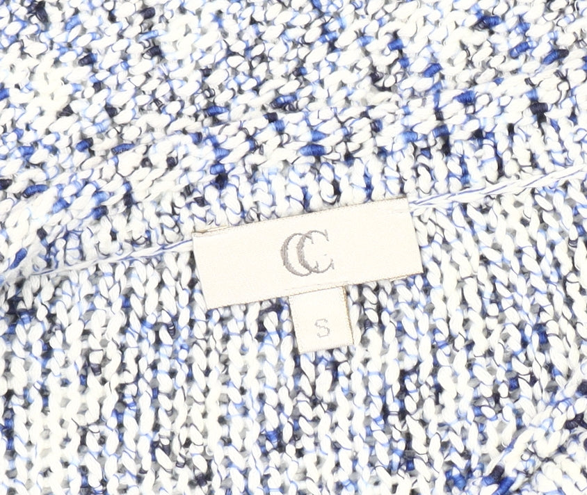 Country Casuals Womens Multicoloured Cable-Knit Jumper Size S Crew Neck