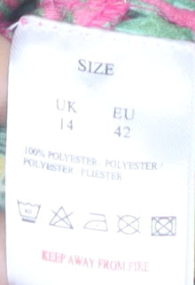 QED London Women's Multicoloured Tropical Camisole UK 14