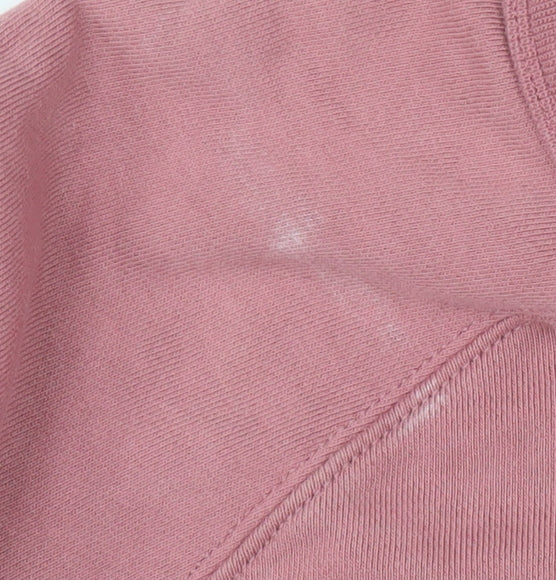 Marks & Spencer Men's Pink M Pullover Sweatshirt Cotton Elastane