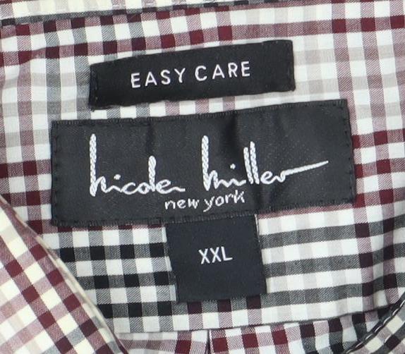 Isobel Kristel New York Men’s Multicoloured Check 2XL Long Sleeve Shirt