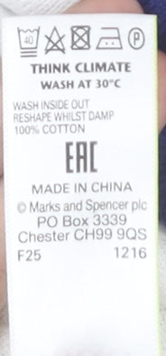 Marks & Spencer Women's Multicoloured S Striped Cotton Pullover