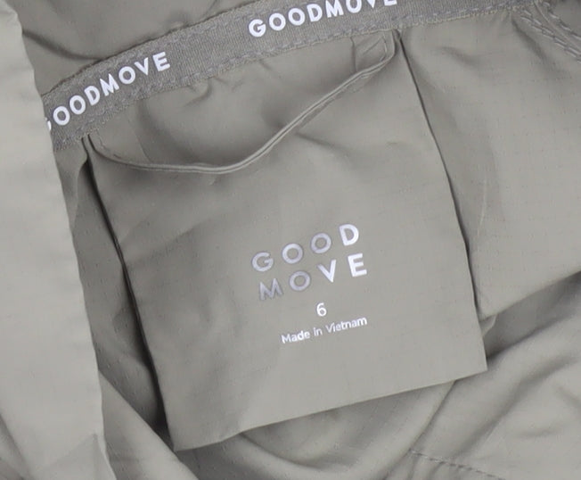 Goodmove Womens Beige Size 6 Lightweight Anorak Jacket Coat