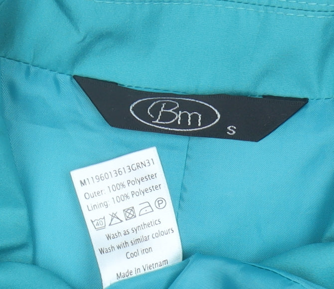 Bonmarché Womens Green Mid-Length Polyester Zip Jacket Size S