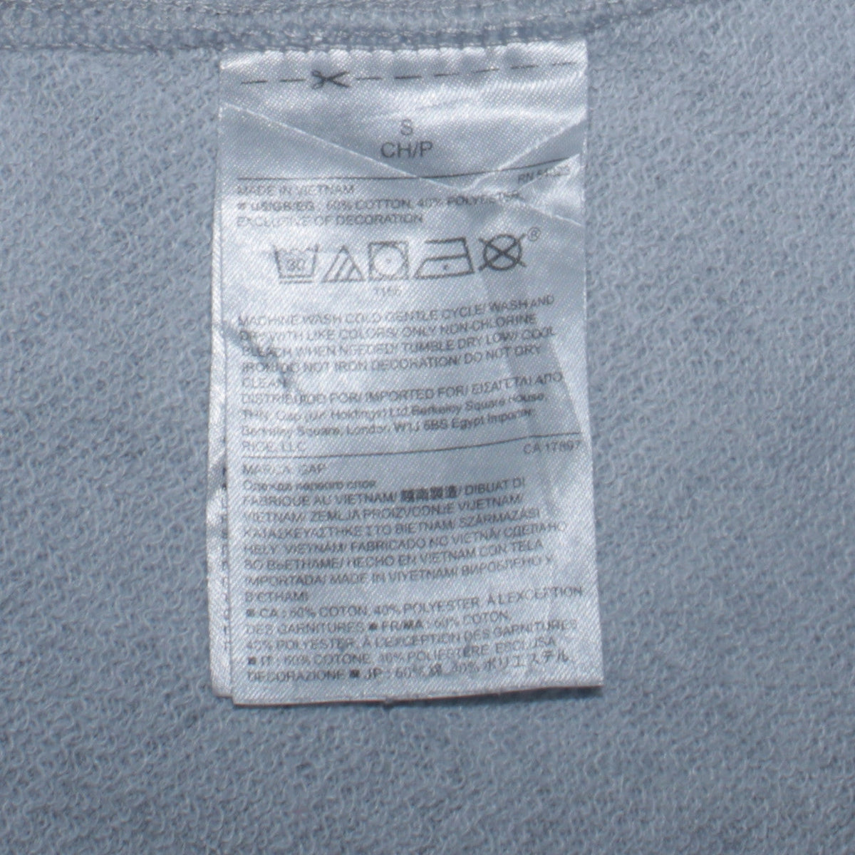 Gap Women’s Grey Sweatshirt Small Pullover Crew Neck Logo Print