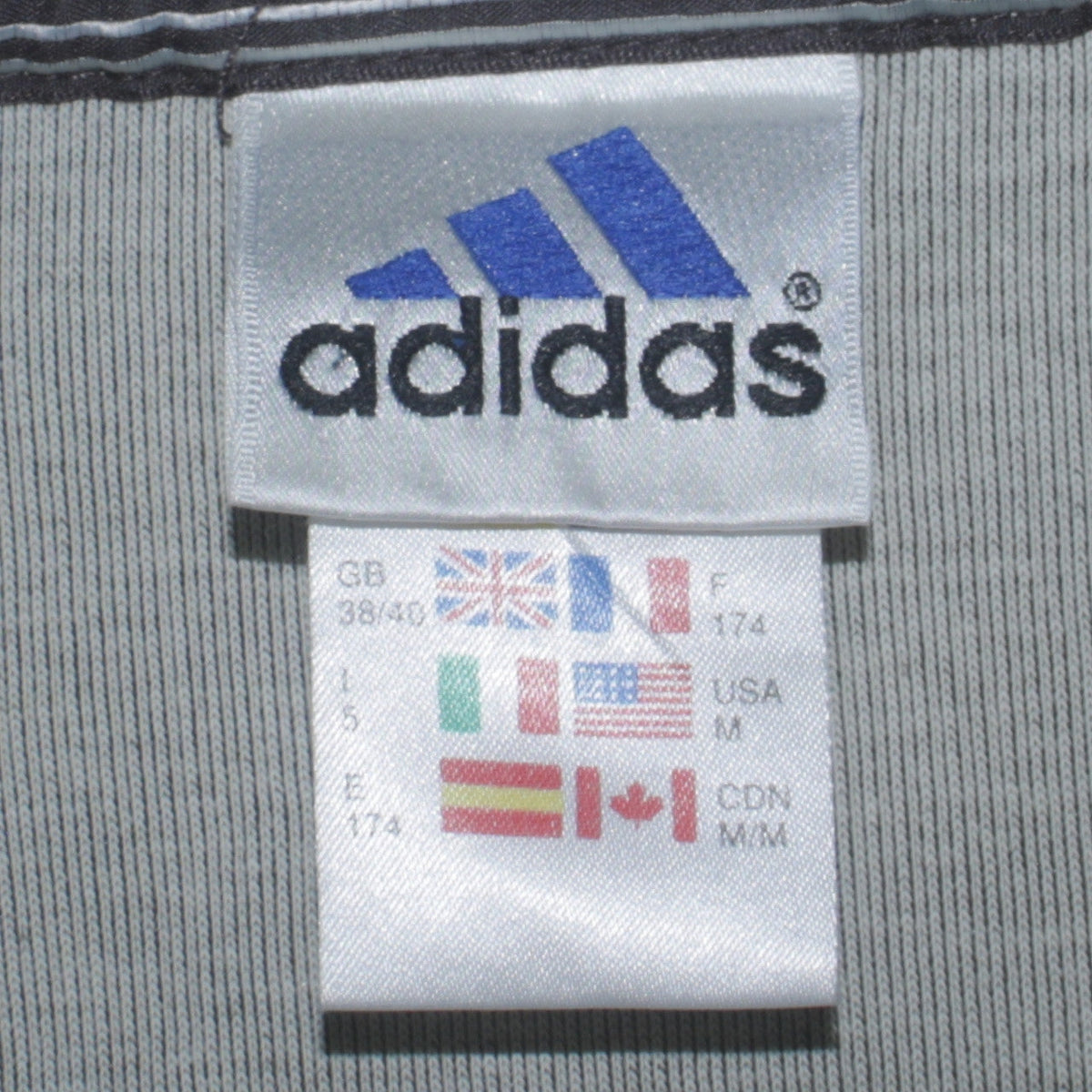 Adidas Men’s Grey M Pullover Sweatshirt Crew Neck Logo Sports