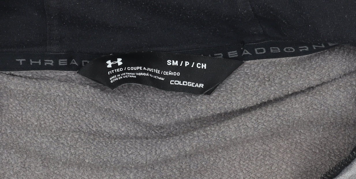 Under Armour Men's Grey Small Full Zip Hoodie Jacket