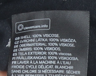 H&M Women Black Shift Dress Size 10 Short Sleeve Knee Length