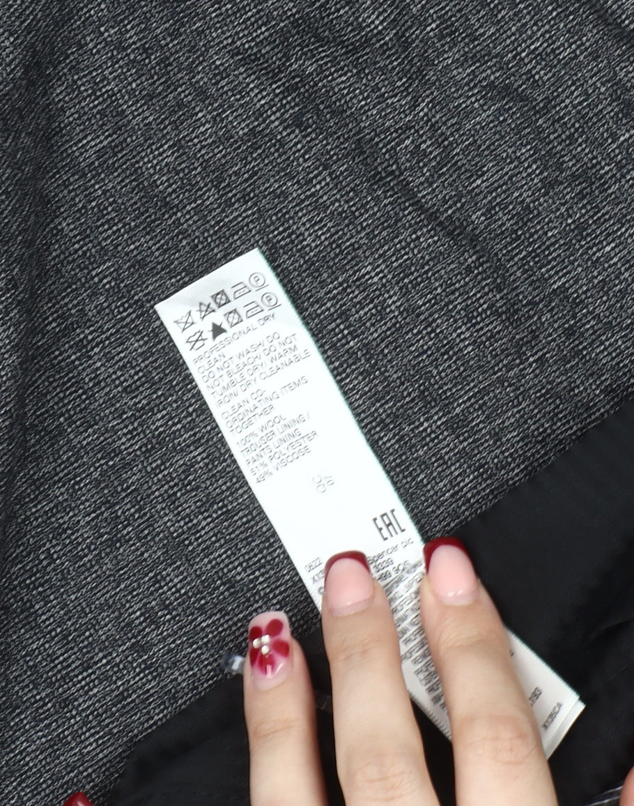 Marks & Spencer Men's Grey Wool Dress Pants Trousers 42L