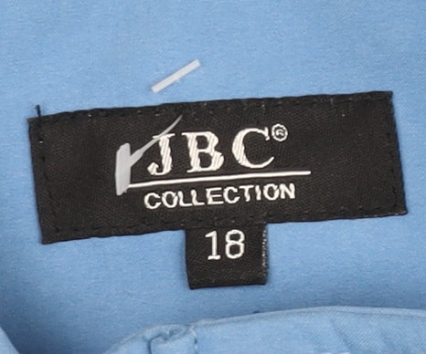 JBC Collection Womens Blue Size 18 Mid-Length Casual Jacket