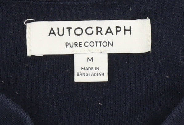 Marks and Spencer Men’s Blue Cotton Bomber Jacket M