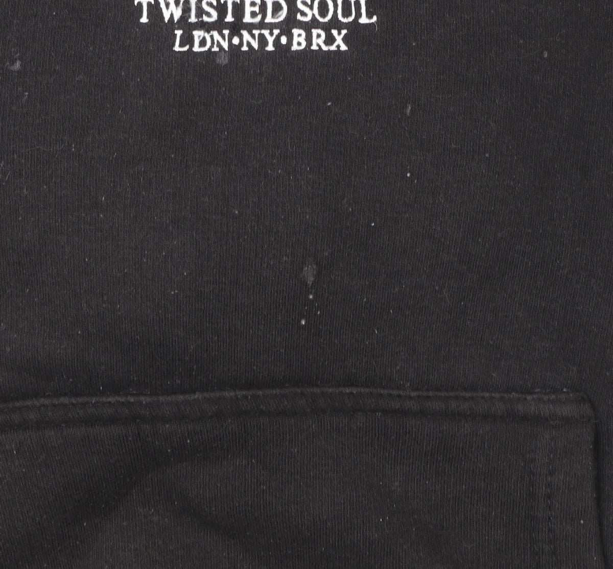 Twisted Soul Men's Grey Black Pullover Hoodie Size S Logo Graphic