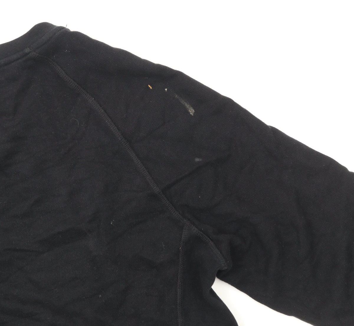 Reiss Men's Black Cotton Crew Neck Pullover Sweatshirt Size S