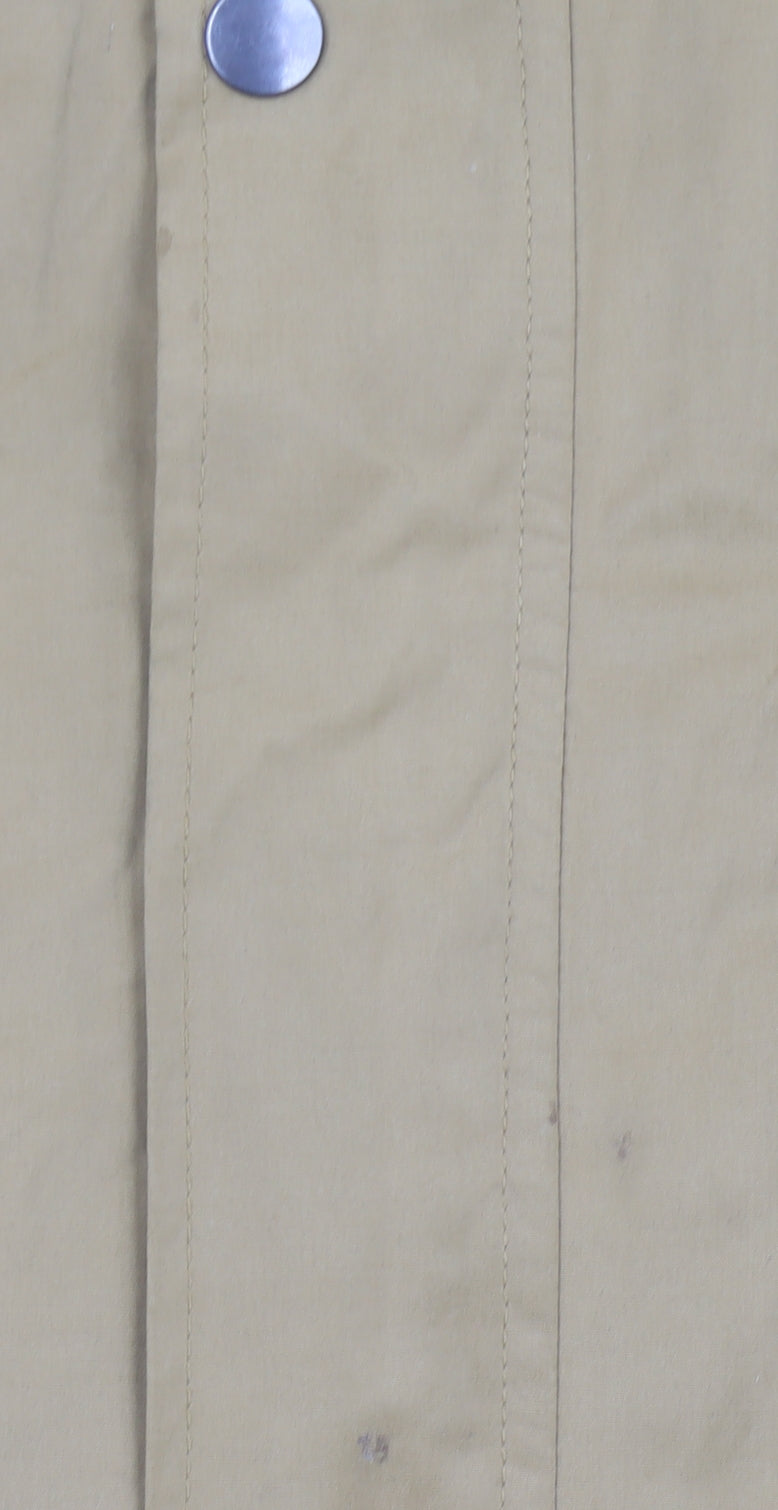 EWM Men’s Beige XL Jacket Polyester Cotton Casual Travel