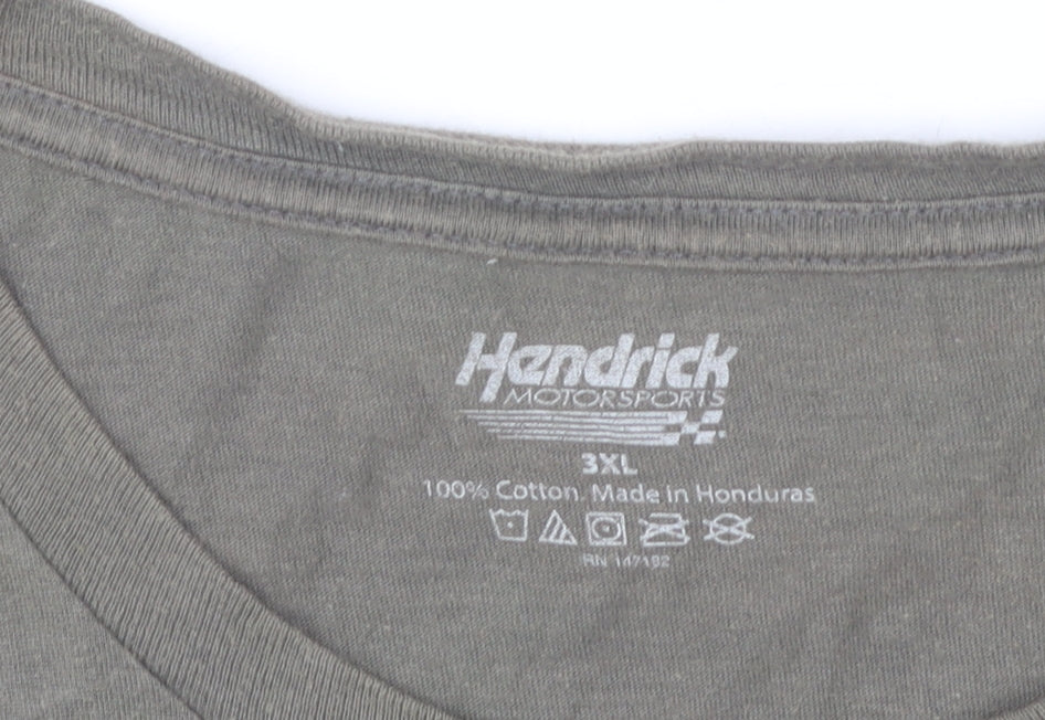 Hendrick Motorsports Men's Green 3XL NASCAR Dale Earnhardt Jr Graphic T-Shirt