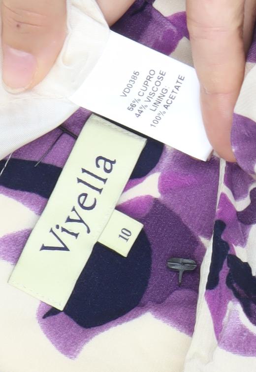 Viyella Womens Strapless Floral Sheath Dress Size 10 Multicoloured