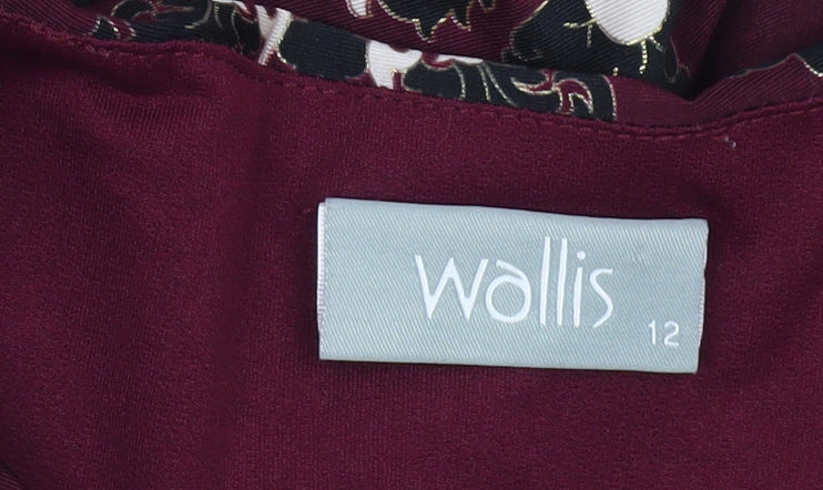 Wallis Women’s Multicoloured Size 12 Sheath Knee Length Dress