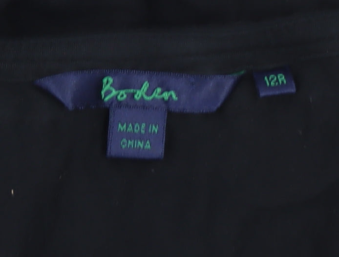 Boden Women’s Black Size 12 Sheath Knee Length Dress