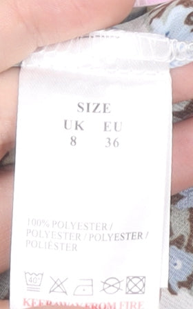 Blue Vanilla Women’s Multicoloured Floral Shift Dress Size 8