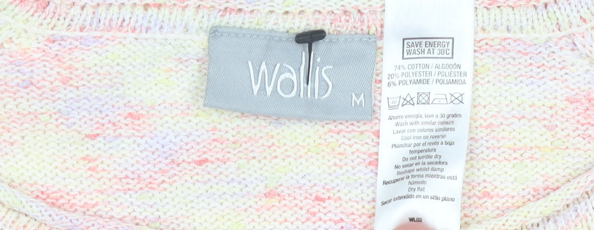 Wallis Women’s Multicoloured Knit Pullover Jumper Size M