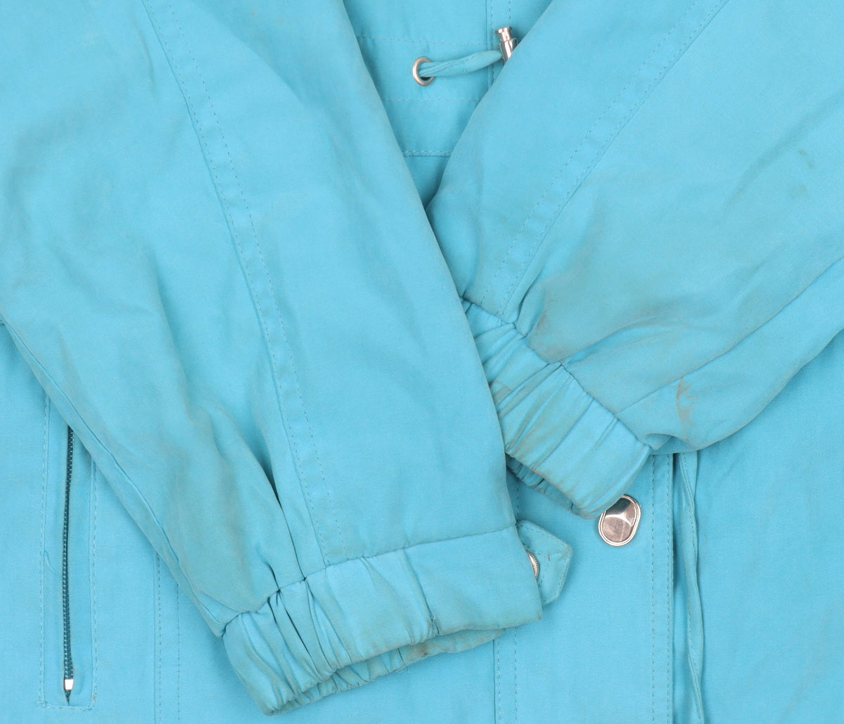 JBC Collection Womens Blue Size 12 Hooded Parka Jacket Casual