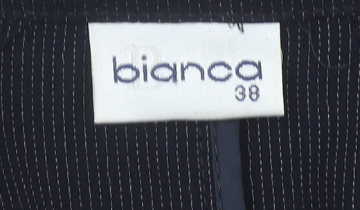 Bianca Women's Black Size 10 Mid-Length Blazer Jacket