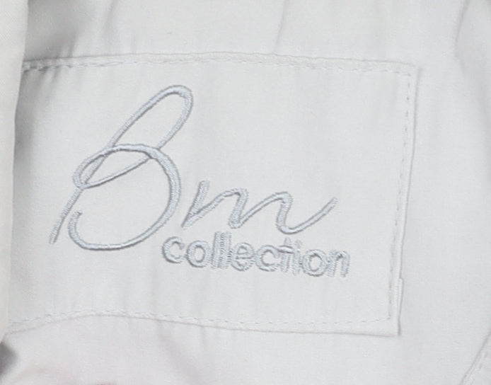 Bonmarché Women Grey XL Parka Jacket Hooded Mid-Length