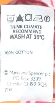 Marks and Spencer Women’s Pink Orange Geometric Mini Dress Size 12