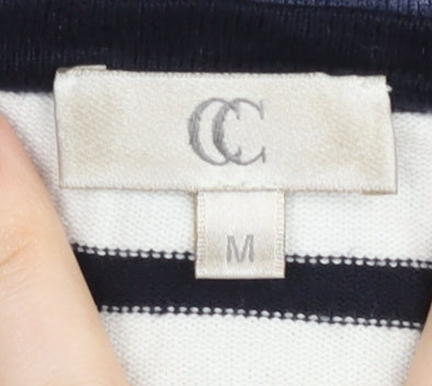 Country Casuals Women’s Multicoloured Striped Henley Jumper M