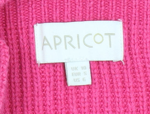 Apricot Womens Pink Knit Tank Top UK 10 Summer Camisole