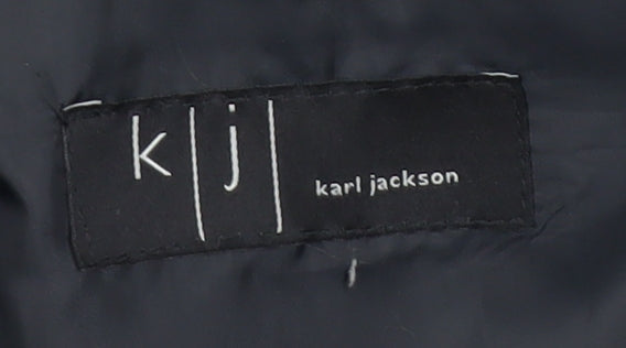 Karl Jackson Men's Blue 48in Regular Fit Blazer Jacket
