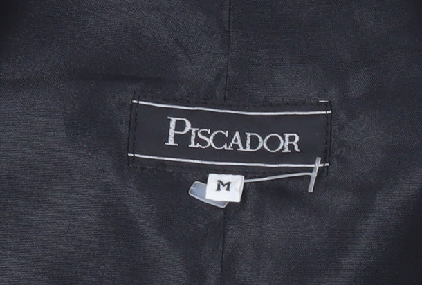 Piscador Men’s Geometric Waistcoat Medium 40 Shawl Lapel Formal