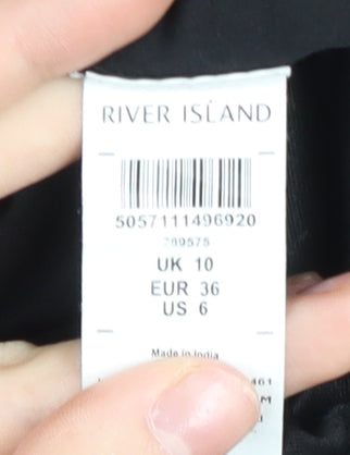 River Island Women’s Multicoloured Floral Wrap Dress UK 10