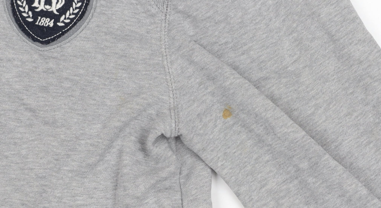 Marks & Spencer Mens Grey Medium Hooded Zip Jacket