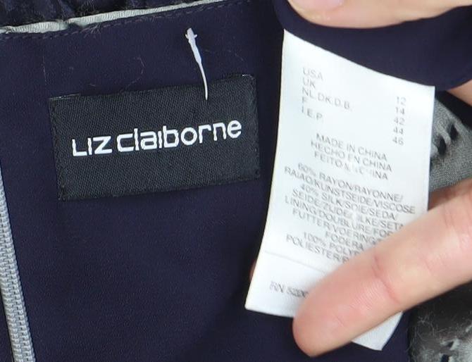 Liz Claiborne Women’s Multicoloured Size 14 Sheath Dress