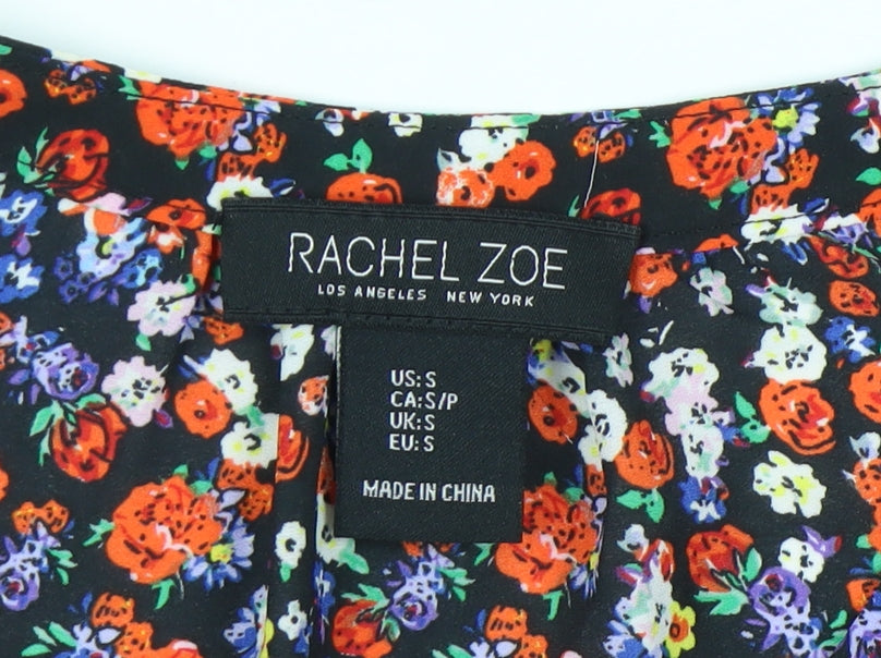Rachel Zoe Women Multicoloured Sleeveless Floral Blouse Size S