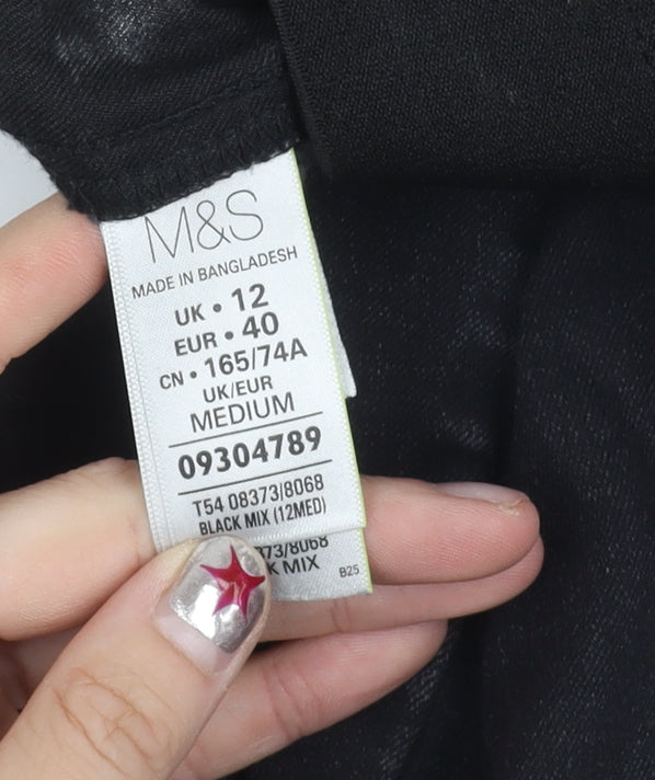 Marks & Spencer Women’s Black Skinny Slim Jeans Size 12
