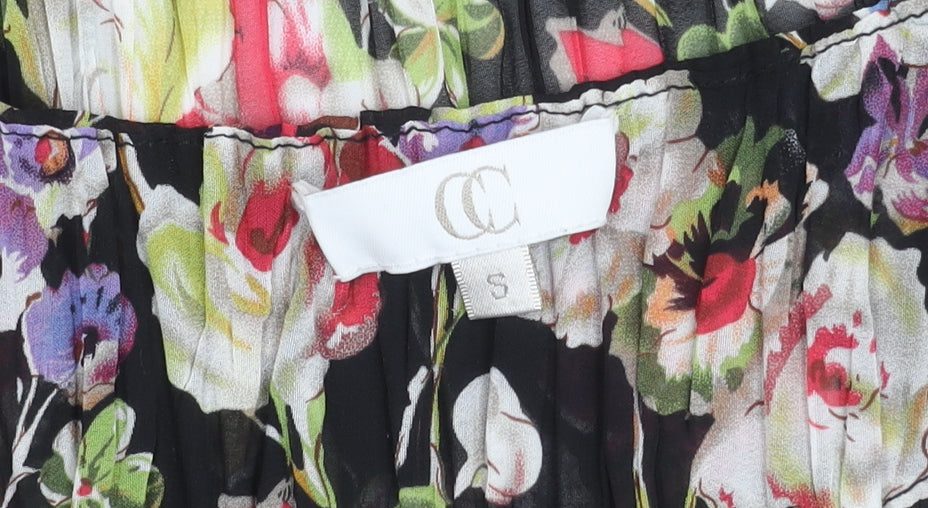 Country Casuals Women’s Multicoloured Floral Pleated Blouse Size S