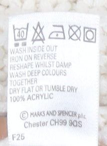 Marks & Spencer Women’s Ivory Chunky Knit Cardigan UK 8